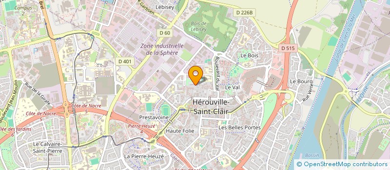 localisation de l'entreprise MADAME CHLOE NICOLAS à HEROUVILLE-SAINT-CLAIR