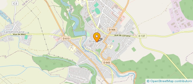 localisation de l'entreprise MADAME CHLOE NOLWENN BOUILLET  VAL DE BRIEY