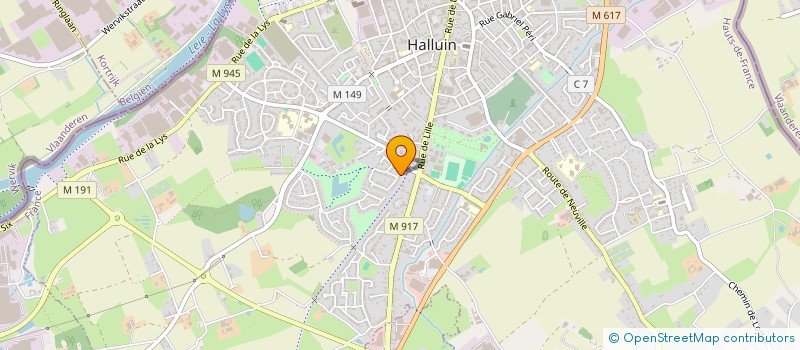 localisation de l'entreprise MADAME CHLOE NOREL  HALLUIN