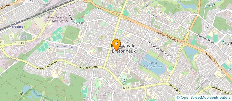 localisation de l'entreprise MADAME CHLOE NOURAEI  MONTIGNY-LE-BRETONNEUX