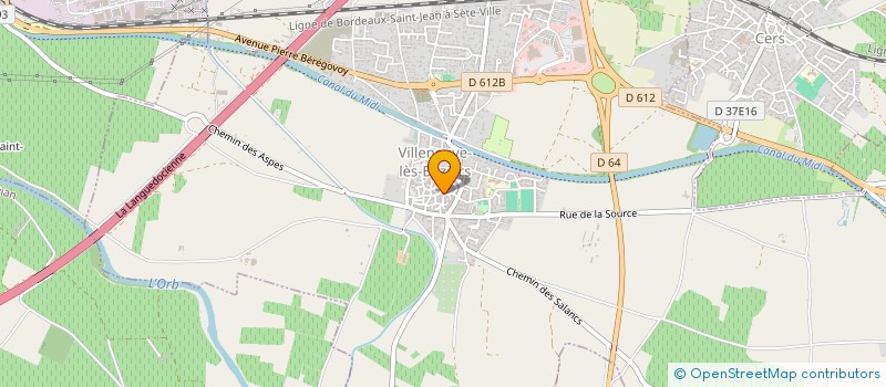 localisation de l'entreprise MADAME CHLOE NOWICKI à VILLENEUVE-LES-BEZIERS