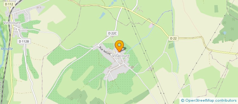 localisation de l'entreprise MADAME CHLOE OGE  VILLACOURT