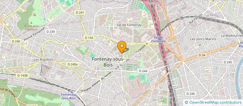localisation de l'entreprise MADAME CHLOE PADALEC à FONTENAY-SOUS-BOIS