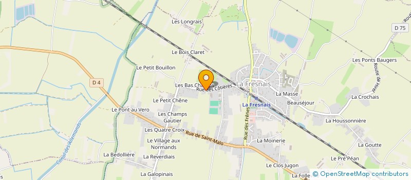 localisation de l'entreprise MADAME CHLOE PALLAN  LA FRESNAIS