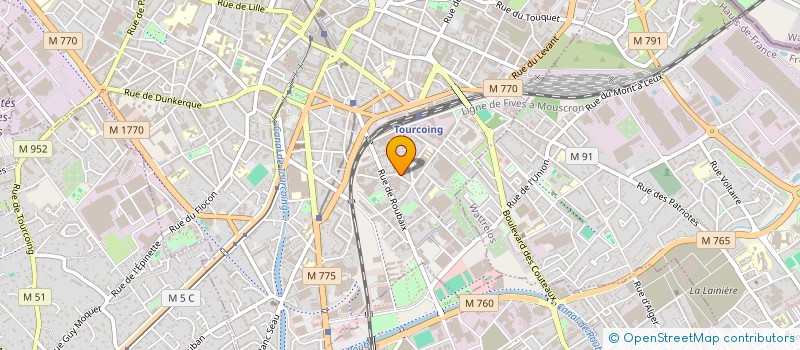 localisation de l'entreprise MADAME CHLOE PALUSSIERE  TOURCOING