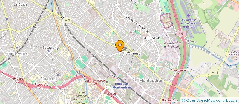 localisation de l'entreprise MADAME CHLOE PANANCEAU  TOULOUSE