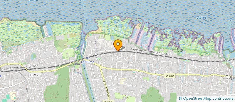 localisation de l'entreprise MADAME CHLOE PAPILLARD  GUJAN-MESTRAS