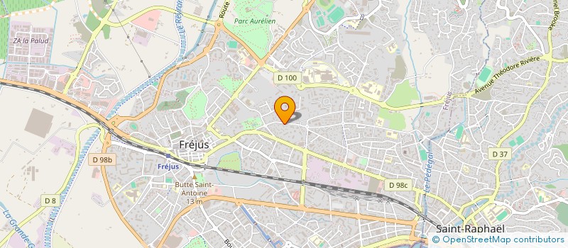 localisation de l'entreprise MADAME CHLOE PARISY-FOULON à FREJUS