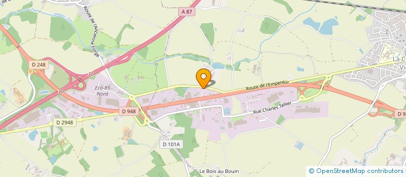 localisation de l'entreprise MADAME CHLOE PATIN  LA CHAIZE-LE-VICOMTE