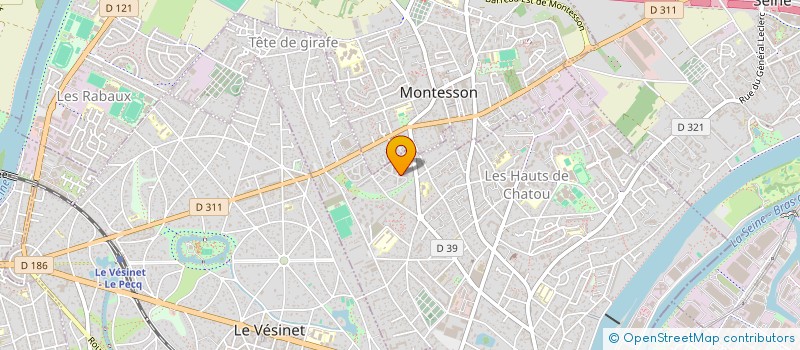 localisation de l'entreprise MADAME CHLOE PAUL à CHATOU