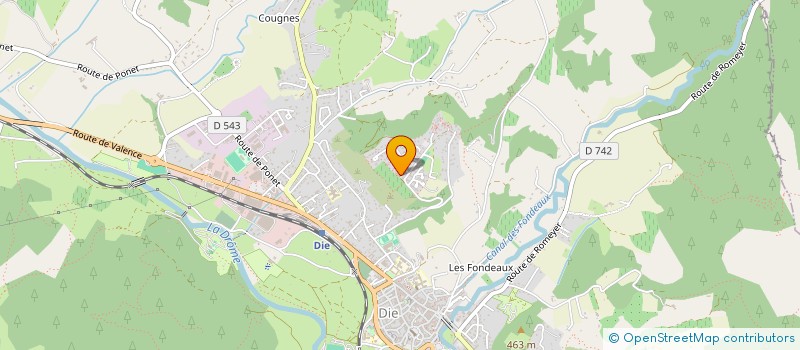 localisation de l'entreprise MADAME CHLOE PAYAN  DIE