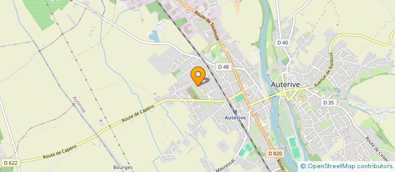 localisation de l'entreprise MADAME CHLOE PEAUGER  AUTERIVE