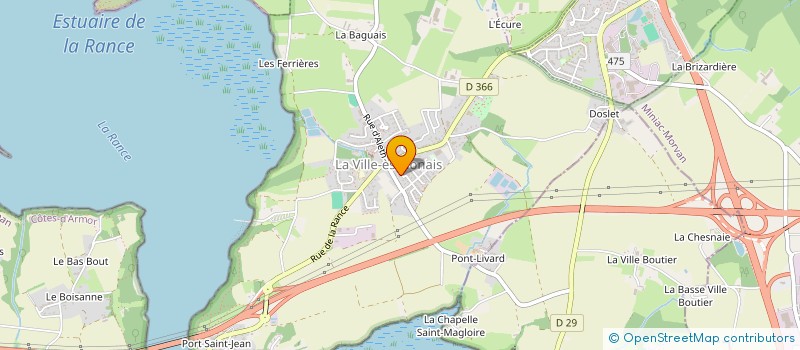 localisation de l'entreprise MADAME CHLOE PEDRON  LA VILLE-ES-NONAIS