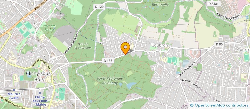 localisation de l'entreprise MADAME CHLOE PEREIRA  COUBRON