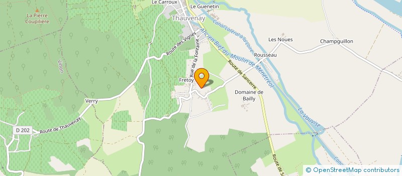 localisation de l'entreprise MADAME CHLOE PEREIRA  THAUVENAY