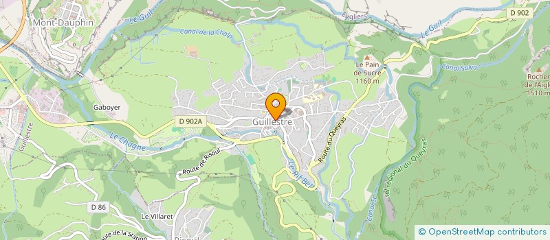 localisation de l'entreprise MADAME CHLOE PEREZ  GUILLESTRE