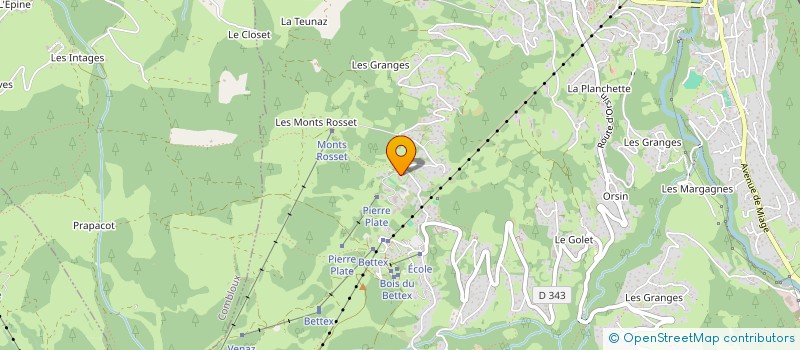 localisation de l'entreprise MADAME CHLOE PEYRE  SAINT-GERVAIS-LES-BAINS