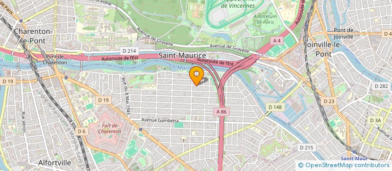 localisation de l'entreprise MADAME CHLOE PEYROU à MAISONS-ALFORT