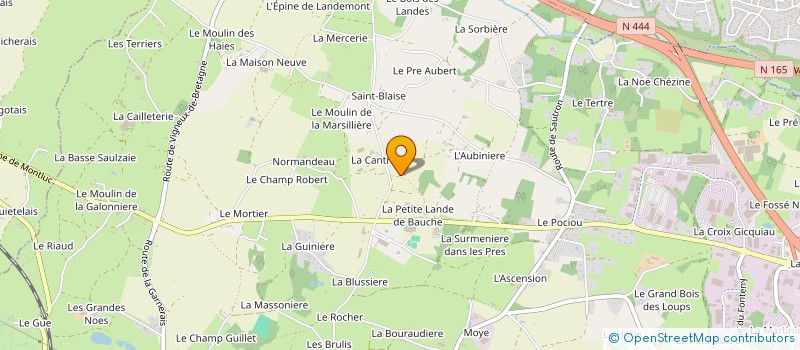 localisation de l'entreprise MADAME CHLOE PHELINE à COUERON