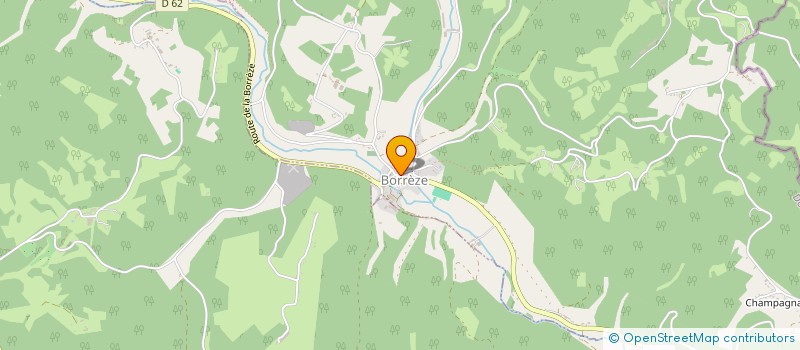 localisation de l'entreprise MADAME CHLOE PIALAT  BORREZE