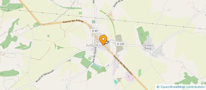 localisation de l'entreprise MADAME CHLOE PIERRAT  ECHAUFFOUR