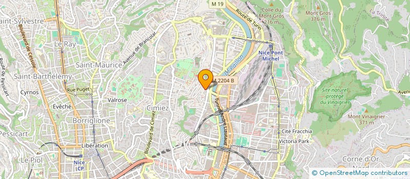 localisation de l'entreprise MADAME CHLOE PIGNATTA à NICE