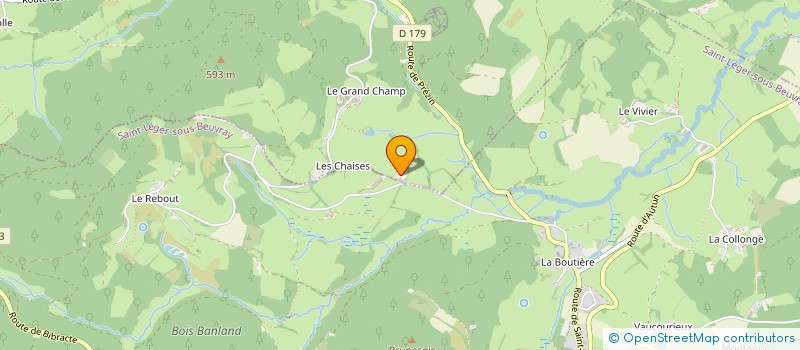 localisation de l'entreprise MADAME CHLOE PIMONT  GRANDE-VERRIERE (LA)