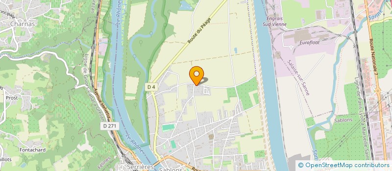 localisation de l'entreprise MADAME CHLOE POCHON  SABLONS