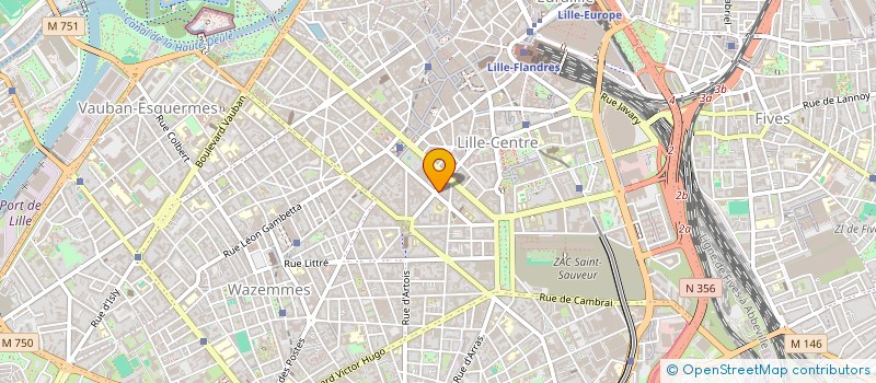 localisation de l'entreprise MADAME CHLOE POIRIER à LILLE