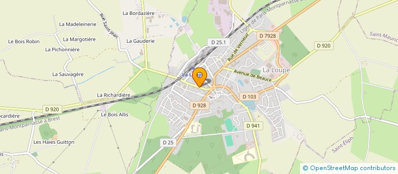 localisation de l'entreprise MADAME CHLOE POMMERET à LA LOUPE