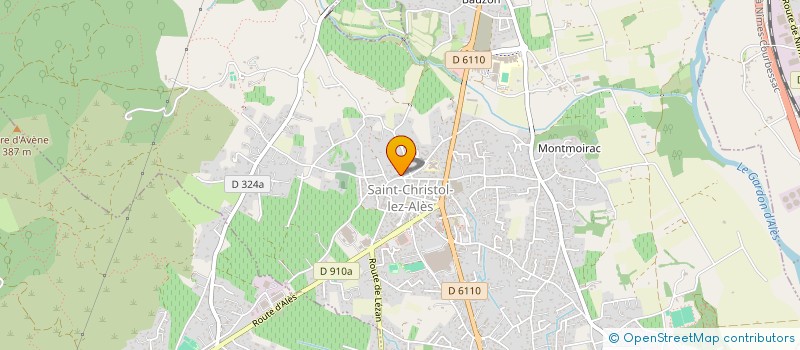 localisation de l'entreprise MADAME CHLOE PONTET  SAINT-CHRISTOL-LEZ-ALES