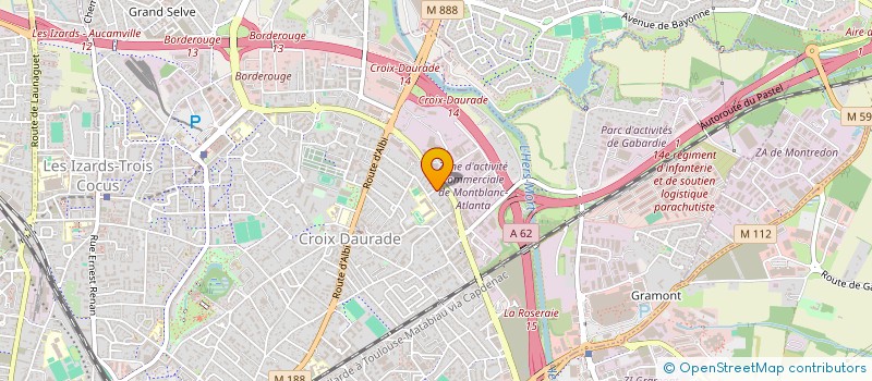 localisation de l'entreprise MADAME CHLOE PORTALIER  TOULOUSE