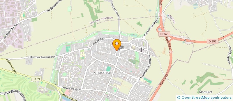 localisation de l'entreprise MADAME CHLOE PORTEJOIE  CHASSIEU