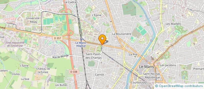 localisation de l'entreprise MADAME CHLOE POUBEAU  LE MANS