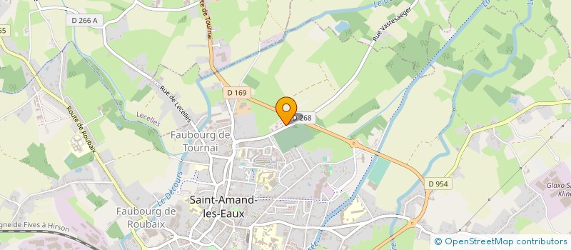 localisation de l'entreprise MADAME CHLOE POULAIN  SAINT-AMAND-LES-EAUX