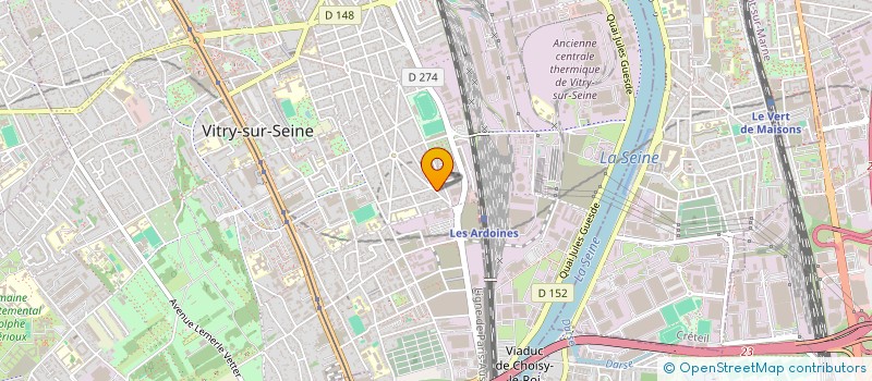 localisation de l'entreprise MADAME CHLOE POURTIER  VITRY-SUR-SEINE