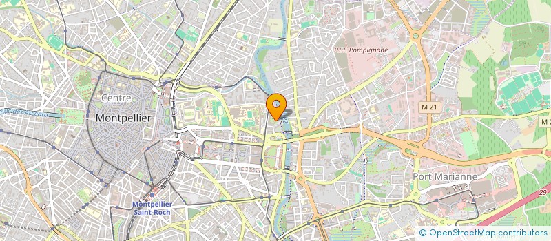 localisation de l'entreprise MADAME CHLOE POUTOUT  MONTPELLIER
