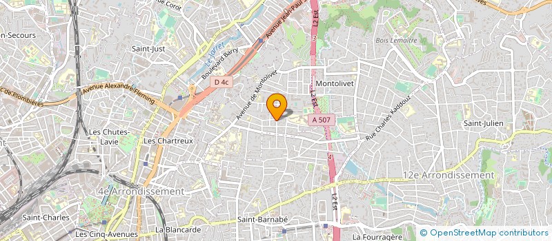 localisation de l'entreprise MADAME CHLOE PRADERE à MARSEILLE