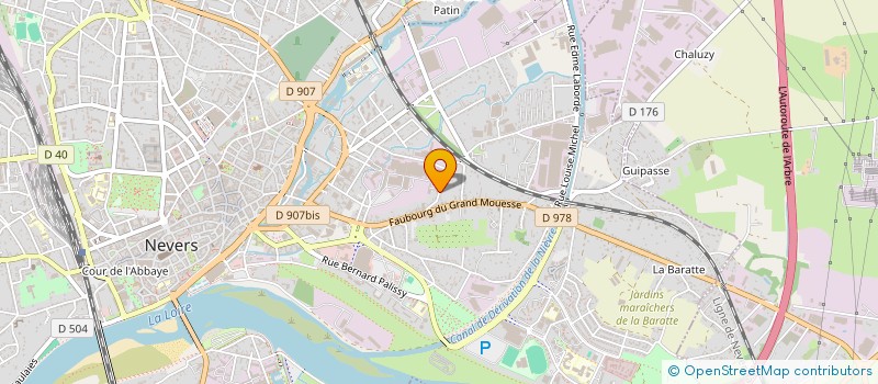 localisation de l'entreprise MADAME CHLOE PROIX à NEVERS