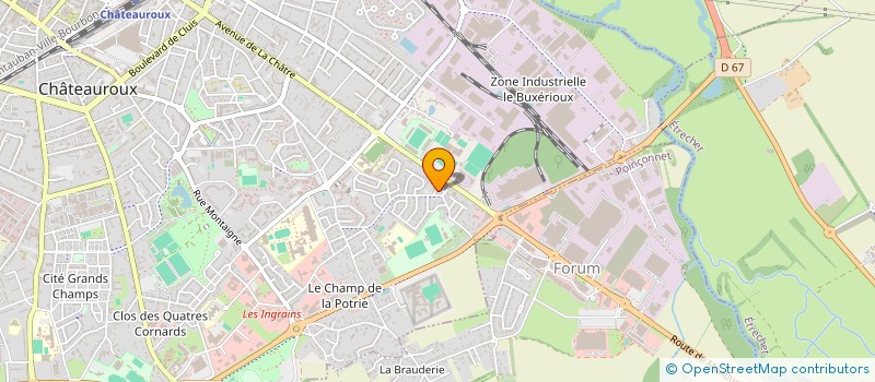 localisation de l'entreprise MADAME CHLOE PRUVOT à CHATEAUROUX