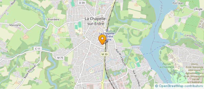 localisation de l'entreprise MADAME CHLOE QUERON  SUCE-SUR-ERDRE