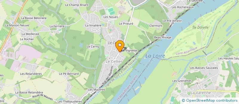 localisation de l'entreprise MADAME CHLOE QUIBAN à CELLIER (LE)