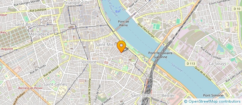 localisation de l'entreprise MADAME CHLOE RABINEAU  BORDEAUX