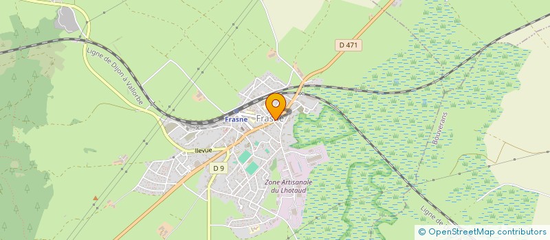 localisation de l'entreprise MADAME CHLOE RAMAUX  FRASNE