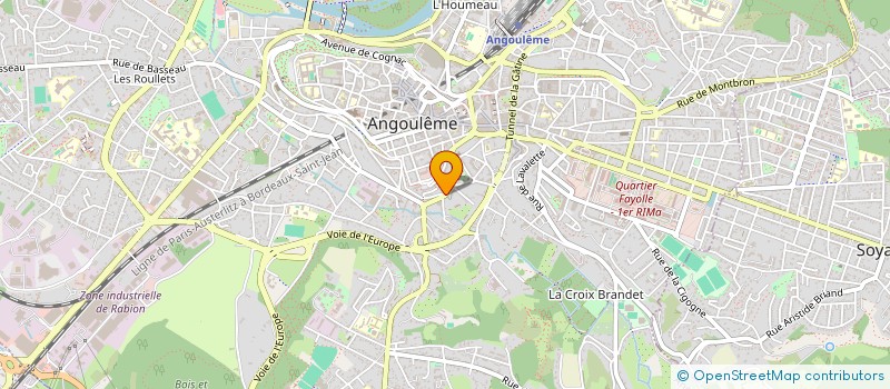 localisation de l'entreprise MADAME CHLOE RAMBEAU à ANGOULEME
