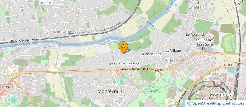 localisation de l'entreprise MADAME CHLOE RAMIREZ  CHESSY