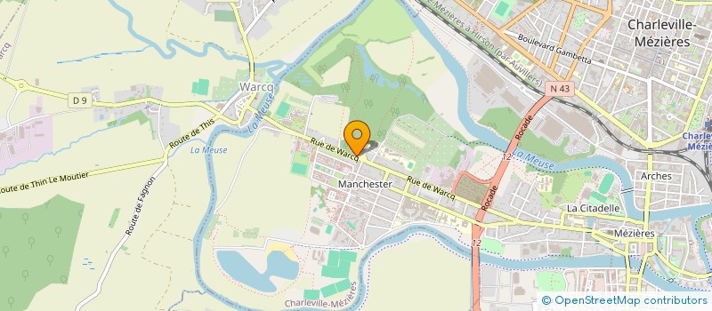 localisation de l'entreprise MADAME CHLOE RAMLOT  CHARLEVILLE-MEZIERES