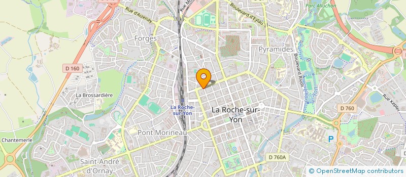 localisation de l'entreprise MADAME CHLOE RANGEARD-PITON à LA ROCHE-SUR-YON