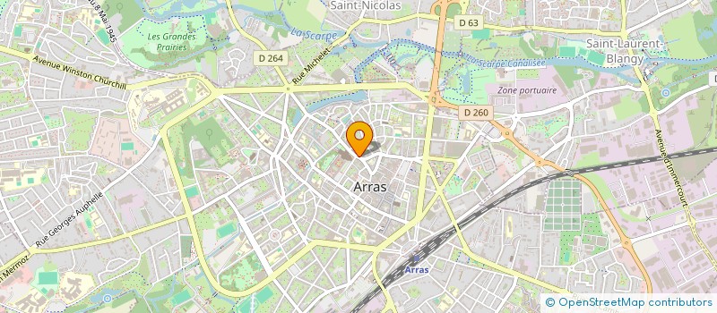 localisation de l'entreprise MADAME CHLOE RASTRELLI à ARRAS