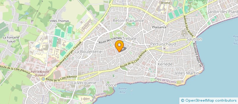 localisation de l'entreprise MADAME CHLOE RAUTUREAU  SAINT-NAZAIRE